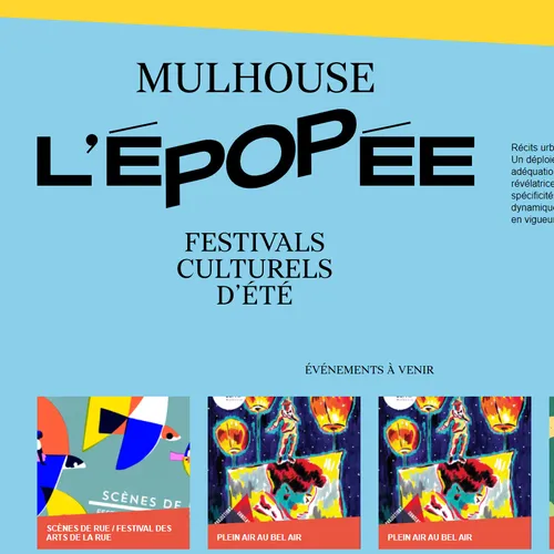 L'été culturel mulhousien prend la forme d'une "Epopée" cette année